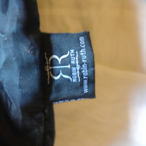 NWT Robin Ruth LOS ANGELES Tote Travel Bag Purse Blue Black Zip Closure - Picture 8 of 9